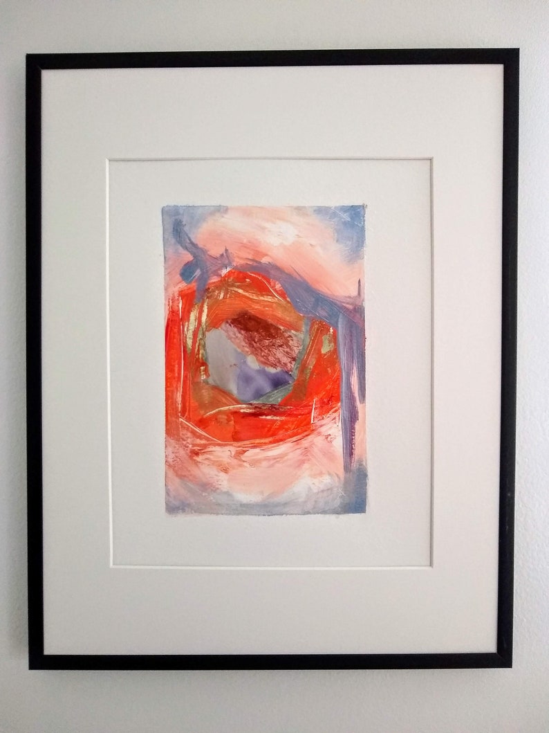 Housewarming Art Gift Small Modern Wall Art Small Abstract Etsy