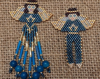 Beaded Angel Couple