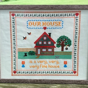 Our House Cross Stitch Pattern Instant PDF Download