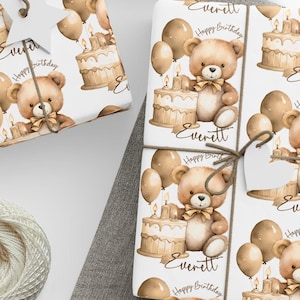 Personalized Baby Shower Wrapping Paper Custom Gift Wrap, Customized Wrapping Paper for Baby Showers Personalized Gift Wrap, Wrapping Paper
