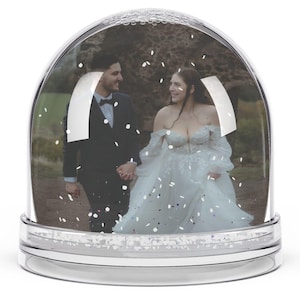 Custom Photo Snow Globe, Personalized Keepsake Gift