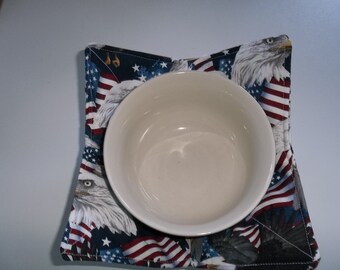 Pot Holder Patriotic Gifts Bowl Cozies STARS /& STRIPES!! Stars and Stripes Independent Theme Bowl Cozy