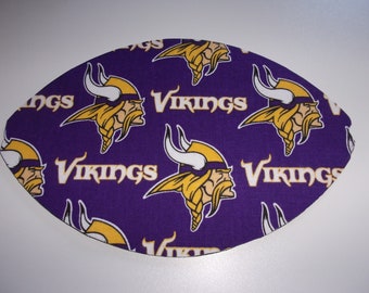 Mouse Pad Minnesota Vikings MousePads Mouse Mat Office Accessories Office Decor Desk Accessories Handmade Football Shape Gift