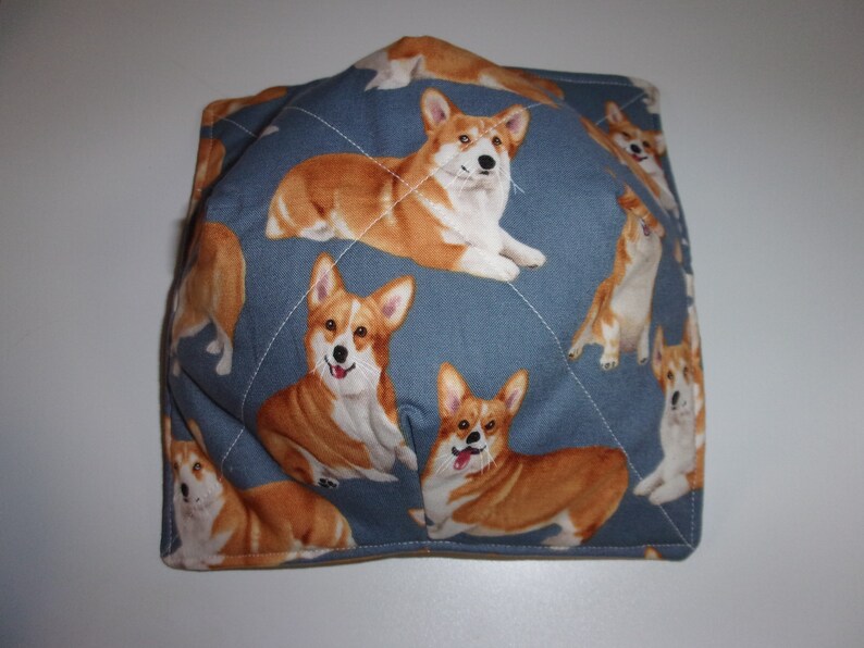 Microwave Bowl Cozy Cozies Corgi Dog 10 Inches image 3