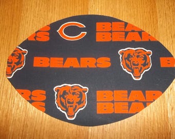 Mouse Pad, Chicago Bears, Mouse Pads, Mousepad, Desk Accessories, Mouse Mat, Office Decor, Football Shape, Computer Mouse Pad, Gift