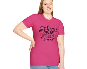 Heartfelt Unisex Softstyle T-Shirt, Love Tee, Romantic Shirt, Graphic Tee, Valentine's Day Gift