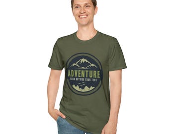 Adventure Unisex T-Shirt - Explore The World, Outdoor Nature Lover Gift, Wanderlust Shirt, Travel Tee, Camping Hiking Top