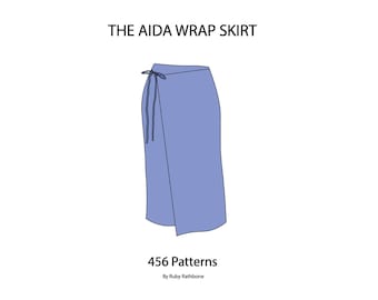 The Aida Wrap Skirt Sewing Pattern