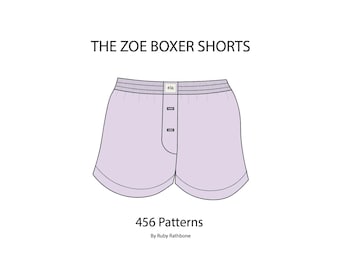The Zoe Boxer Shorts Sewing Pattern