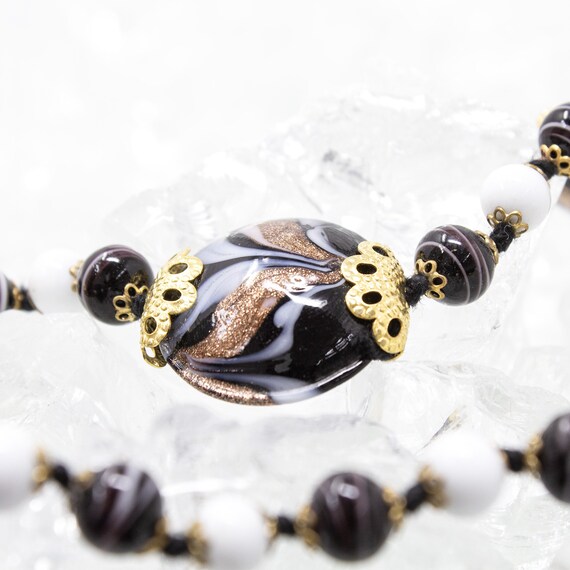 Collier Fantaisie Vintage Français Décoré - Multicolore - Occasion