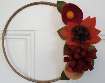 Fall Felt Wreath