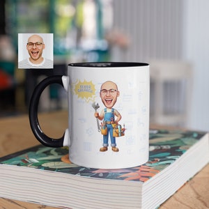 Personalized Mug for Plumber, Mug for Father&#39;s Day Gift, Best Gift for Dad