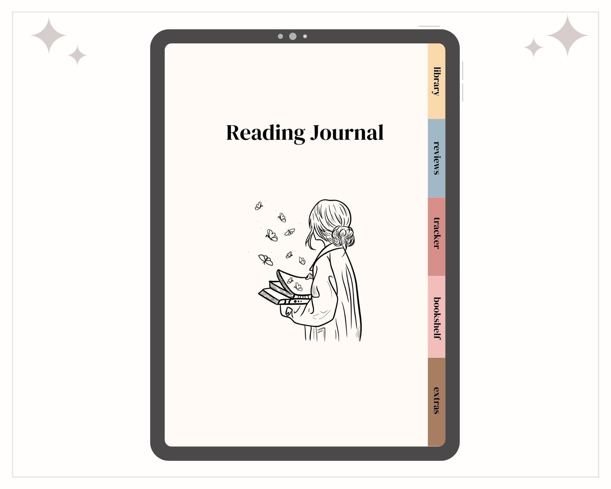Customizable Digital Reading Journal Template Track and Review Your Customizable Digital Reading Journal Template Track and Review Your