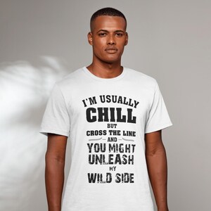 Unleash my wild side svg | Just a Chill Guy svg | Just a chill girl Png | Digital Download svg | Wild Side Art Png | Good Energy svg