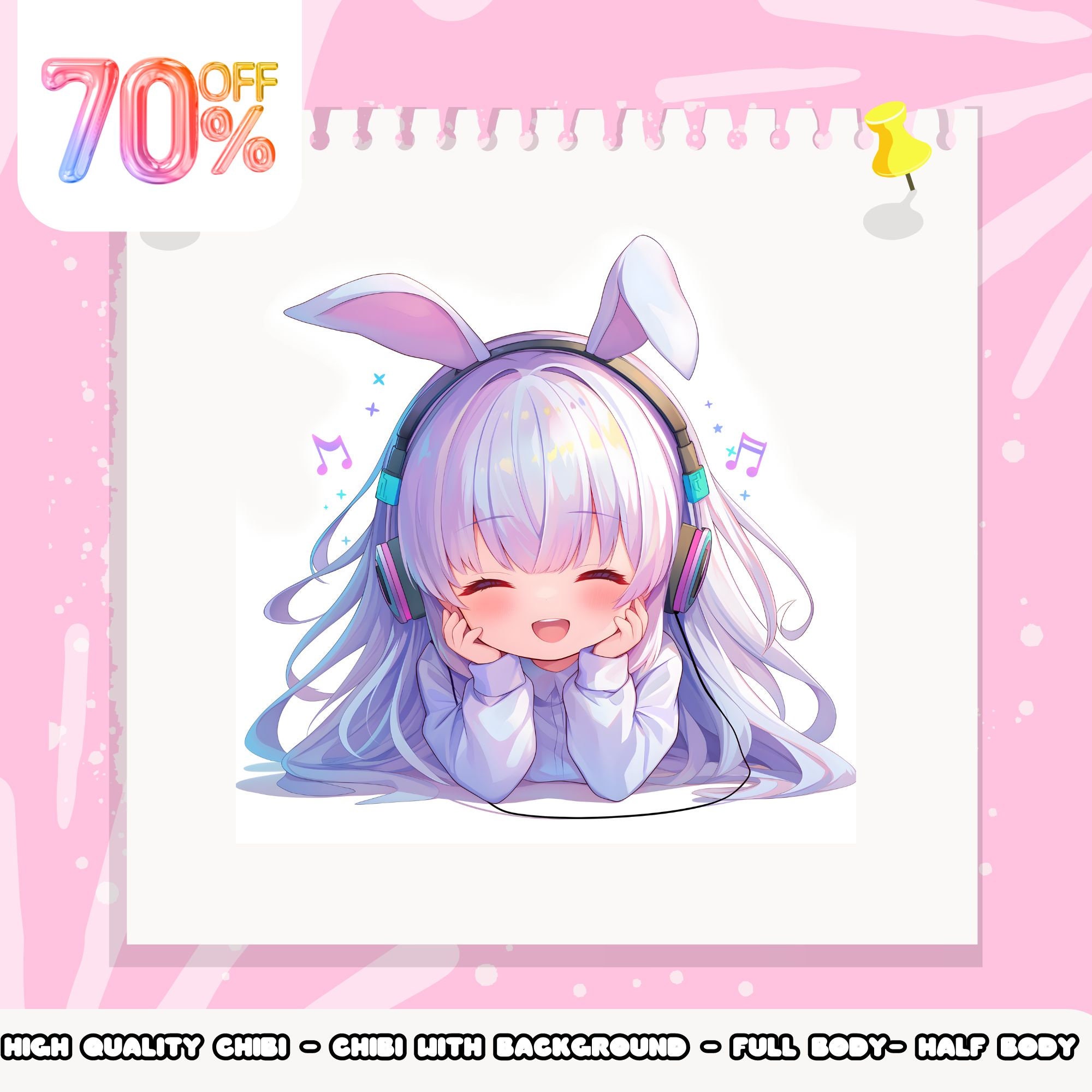 Custom Chibi Anime Chibi Character Chibi Logo Cute Chibi Chibi Emotes ...