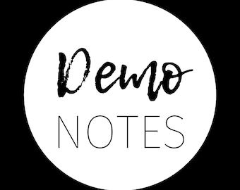 Demo Call Notes Template