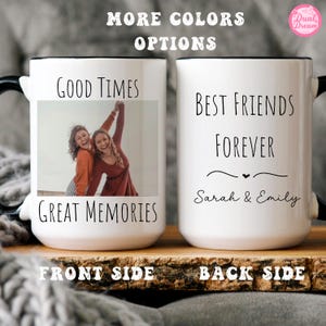 Personalized Best Friend Mug, Best Friend Gift, Custom Bestie Mug, Personalized Best Friend Gift, Friend Birthday, Christmas Friend Gift.
