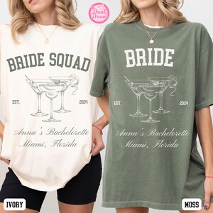 Personalized Bachelorette Party Shirts, Team Bride Shirt, Bridesmaid Party, Custom Social Club Shirt, Bridal Party Shirt, Custom Bach Club.