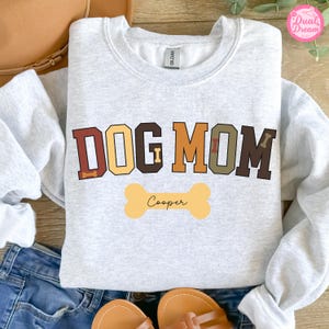 Sweat-shirt personnalisé pour maman de chien, sweat-shirt de chien personnalisé, sweat-shirt de maman chien personnalisé, cadeau de maman de chien, chemise de maman de chien, sweat-shirt d&#39;amant de chien.