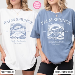 Palm Springs Girls Club Comfort Colors Shirt, Palm Springs Bachelorette Shirt, Custom Girls Club Palm Springs Shirt, California Bachelorette