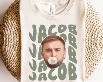 Personalized Face T-Shirt, Custom Photo, Funny, Name