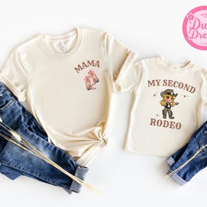 My First Rodeo Family Matching Shirt Western Country Mom Dad Shirts Country Girl Boy Rodeo Shirt Western Birthday Party Tee Cowboy Birthday.