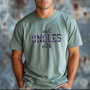Cool Uncles Club Shirt for Men, Pregnancy Announcement TShirt for Uncle, Gift for New Uncle, Pregnancy Announcement Shirt for Uncle.