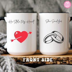Personalized Couple Mug Set, Couple Mugs set, Gift for Couples, Matching Couple Gifts, Personalized Gift, Anniversary Gift, Wedding Gift Mug