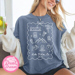 Vintage Camp Bachelorette Shirt, Custom Camping Bachelorette Shirts, Camp Bachelorette, Bridesmaid Party Shirt, Hiking Bach, Girls trip.