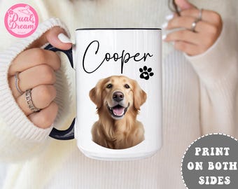 Custom Pet Photo Mug: Personalized Dog Lover Gift