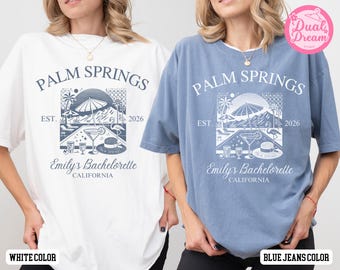 Palm Springs Girls Club Comfort Colors Shirt, Palm Springs Bachelorette Shirt, Custom Girls Club Palm Springs Shirt, California Bachelorette