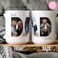 Personalized Photo Mug For Dad, Custom Fathers Day Cup, Photo Collage Mug, Dad Birthday Gift, Father Gift From Son Daughter Wife, Dad Mug