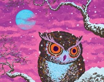 Winter 2021 Owl Print by Mister Reusch