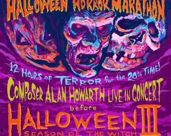 2021 Coolidge Corner Theatre Halloween Horror Marathon Poster