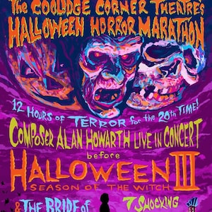 2021 Coolidge Corner Theatre Halloween Horror Marathon Poster