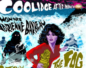 The Coolidge After Midnite Honors Adrienne Barbeau/ THE FOG Signed Poster by Mister Reusch