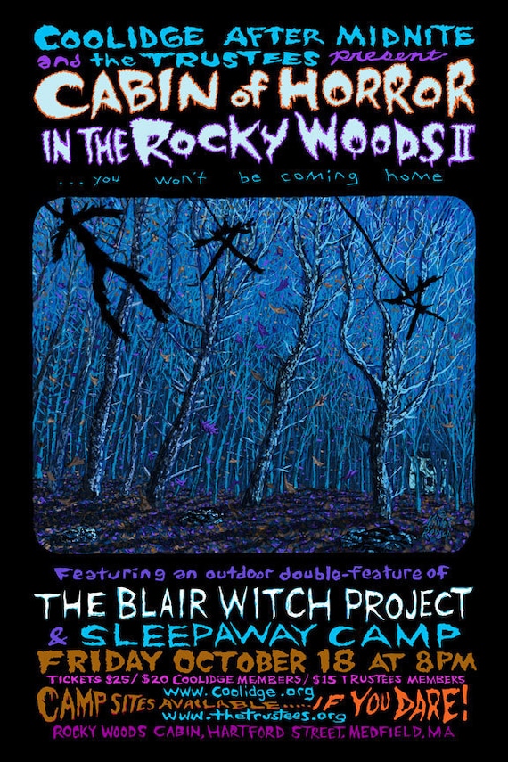 Cabin Of Horror In The Rocky Woods Ii The Blair Witch Project Etsy
