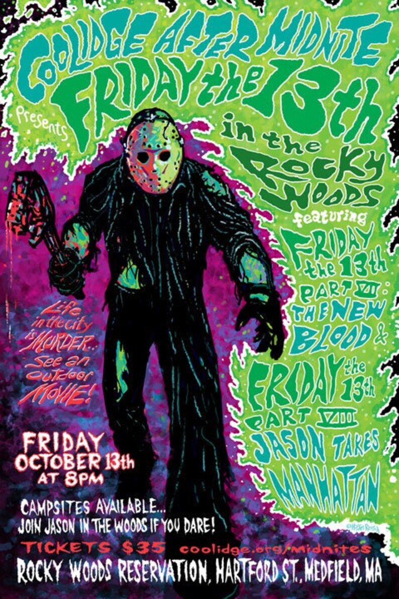 Friday the 13th in the Rocky Woods Coolidge After Midnite event poster image 1