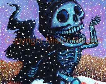 Winter Reaper Series Signed Print by Mister Reusch