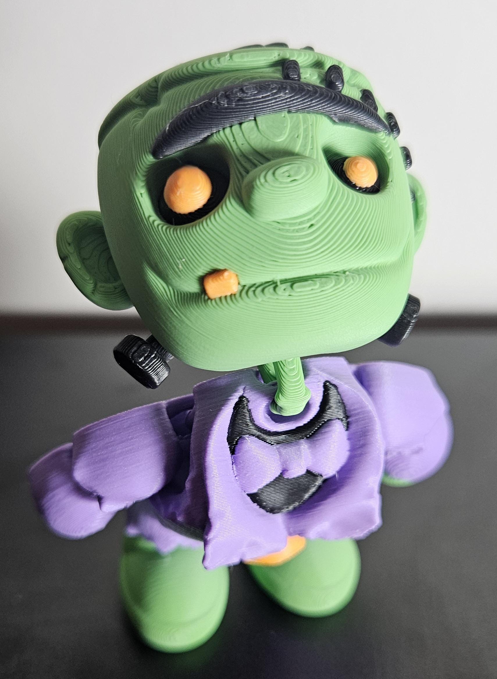 Frankenstein Flexi Toy – 3D Printed Articulated Halloween Figure ...