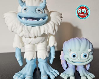 3D Printed Yeti Fidget Toy – Articulated Snowman Figure | Freddie the Yeti