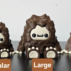 Bigfoot Fidget Toy – 3D Printed Articulated Sasquatch | Keychain & Desk Buddy