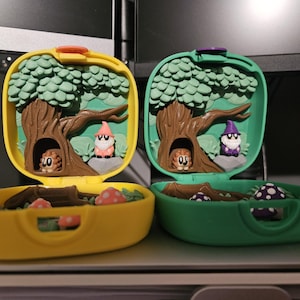 Minijuego de bosque impreso en 3D: Gnomo y erizo de juguete de bolsillo imagen 8