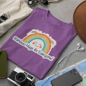 Lehrer-T-Shirt, Kinderkunst, illustriertes T-Shirt, Lehrer-T-Shirts, Bella+Canvas, individuelle Kunst, niedlich, Ai-Kunst, kurzärmelig, leicht