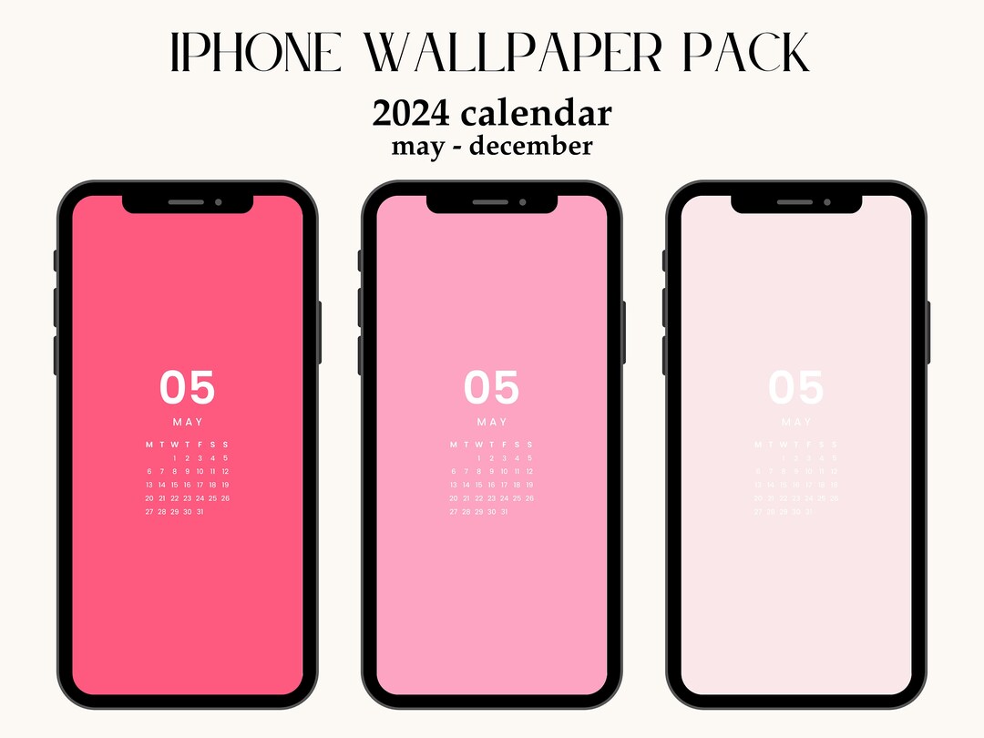 iphone-2024-calendar-wallpaper-pack-may-to-december-monday-start-pink-etsy