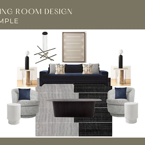 Custom Virtual Interior Design Services - 1 Room | E-Design| Room Design | Mood Board