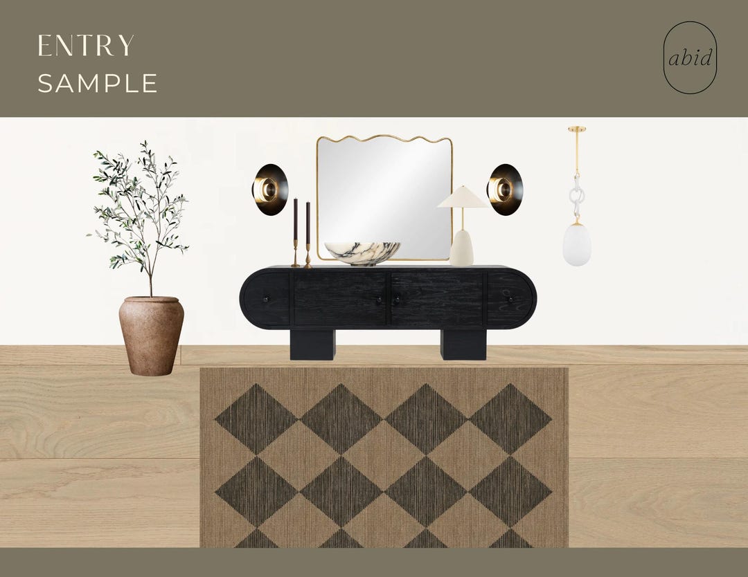 Custom Virtual Interior Design Services - 1 ENTRY | E-design| Room ...