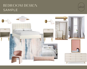 Custom Virtual Interior Design Services - 1 Room | E-Design| Room Design | Mood Board