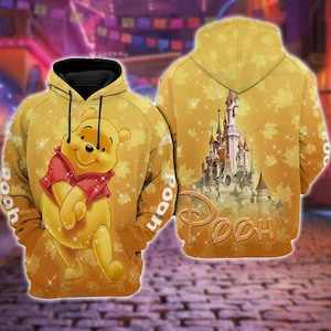 Winnie The Pooh Hoodie, Disney Pooh Sweat Shirt, Cute Pooh Bear Shirt, Pooh Friends Shirt, Winnie Pooh Hoodie, Disney Pooh Bear Hoodie