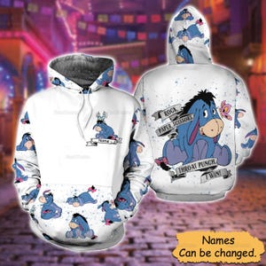 Personalized Eeyore Hoodie, Disney Eeyore Shirt, Eeyore Donkey Shirt, Disney Eeyore Family Shirt, Eeyore Gift, Gift For Him